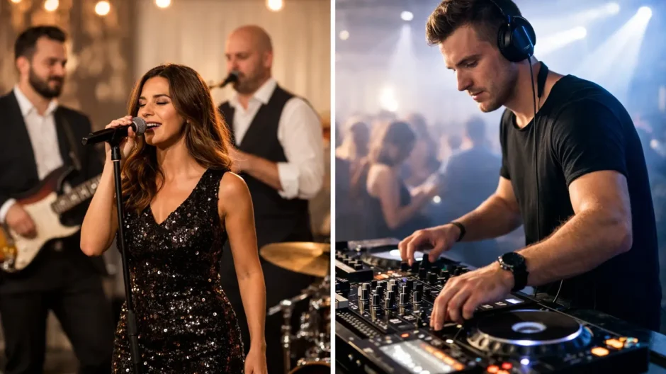 Banda live versus DJ - ce alegi la eveniment?